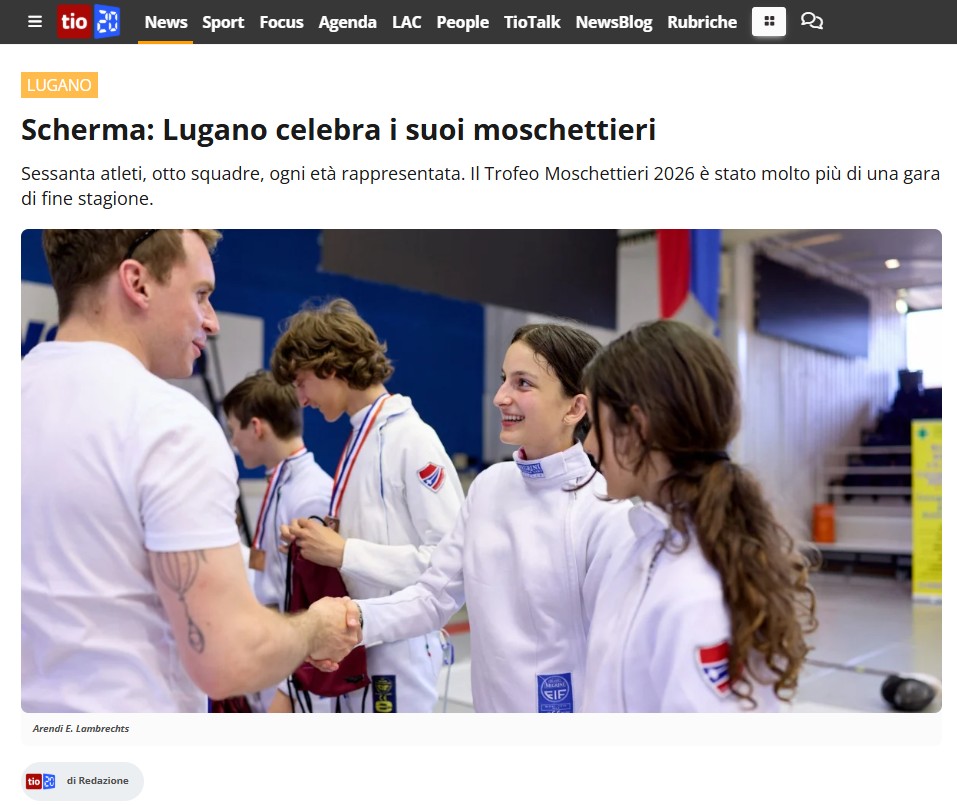Trofeo Moschettieri su Ticino Online
